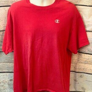 Men’s Short-Sleeved Red Champion T-Shirt